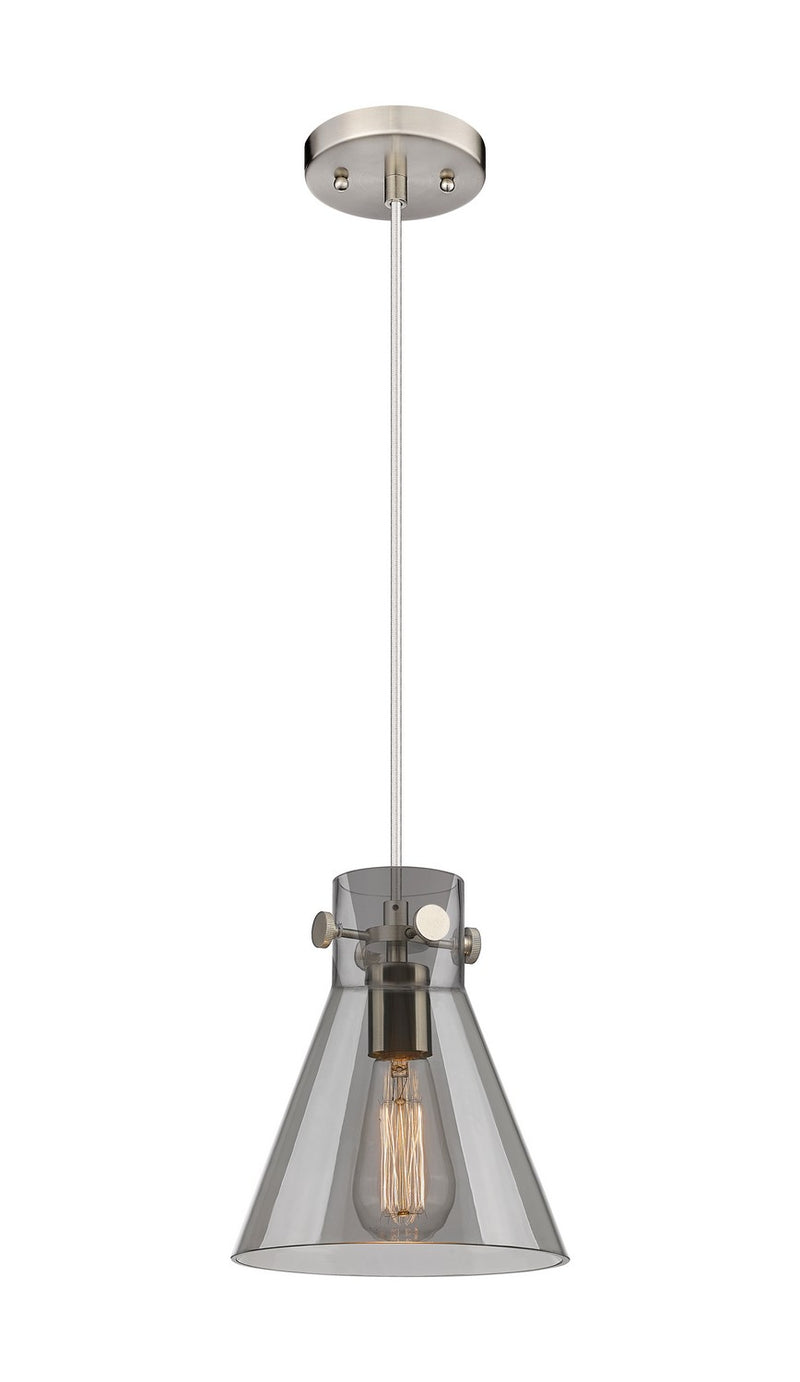 Innovations 410-1PS-SN-G411-8SM One Light Pendant, Brushed Satin Nickel