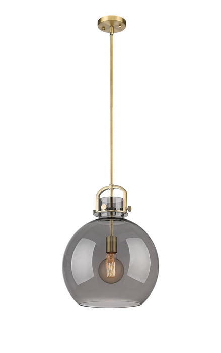 Innovations 410-1SL-BB-G410-14SM One Light Pendant, Brushed Brass