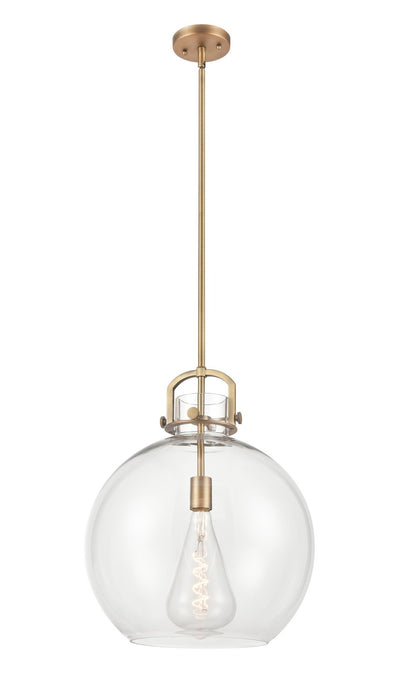 Innovations 410-1SL-BB-G410-16CL One Light Pendant, Brushed Brass