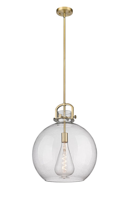 Innovations 410-1SL-BB-G410-16SDY One Light Pendant, Brushed Brass
