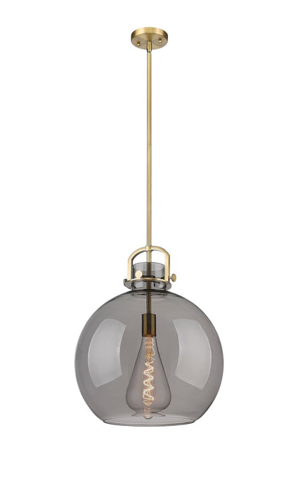 Innovations 410-1SL-BB-G410-16SM One Light Pendant, Brushed Brass