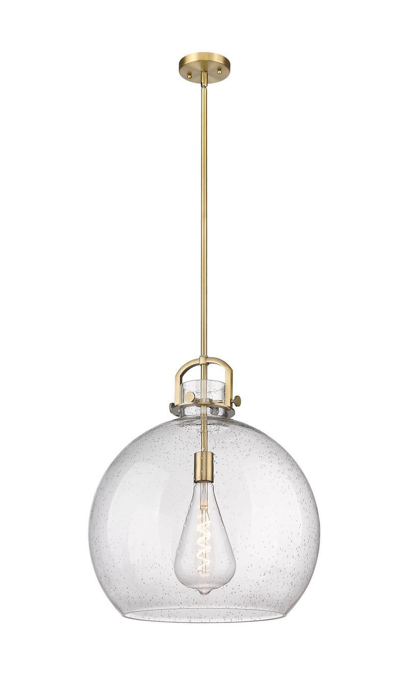 Innovations 410-1SL-BB-G410-18SDY One Light Pendant, Brushed Brass