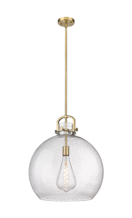 Innovations 410-1SL-BB-G410-18SDY One Light Pendant, Brushed Brass