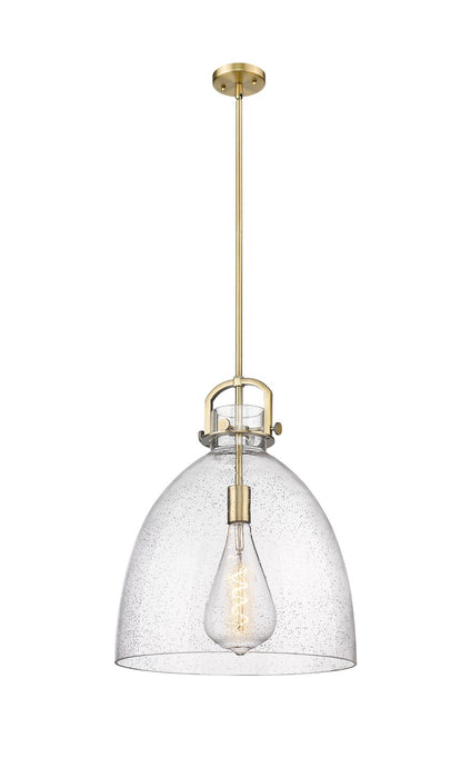 Innovations 410-1SL-BB-G412-16SDY One Light Pendant, Brushed Brass