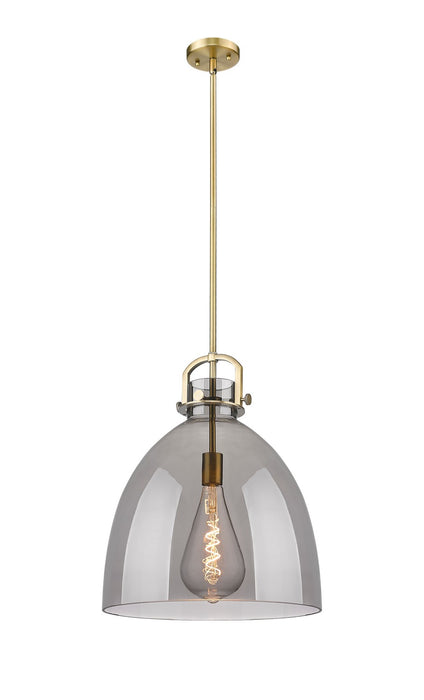 Innovations 410-1SL-BB-G412-16SM One Light Pendant, Brushed Brass
