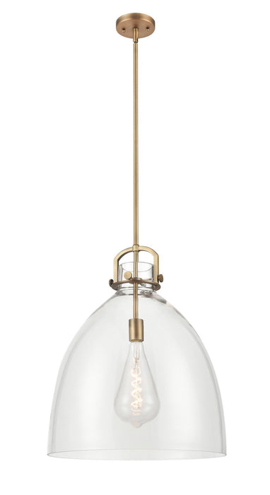 Innovations 410-1SL-BB-G412-18CL One Light Pendant, Brushed Brass