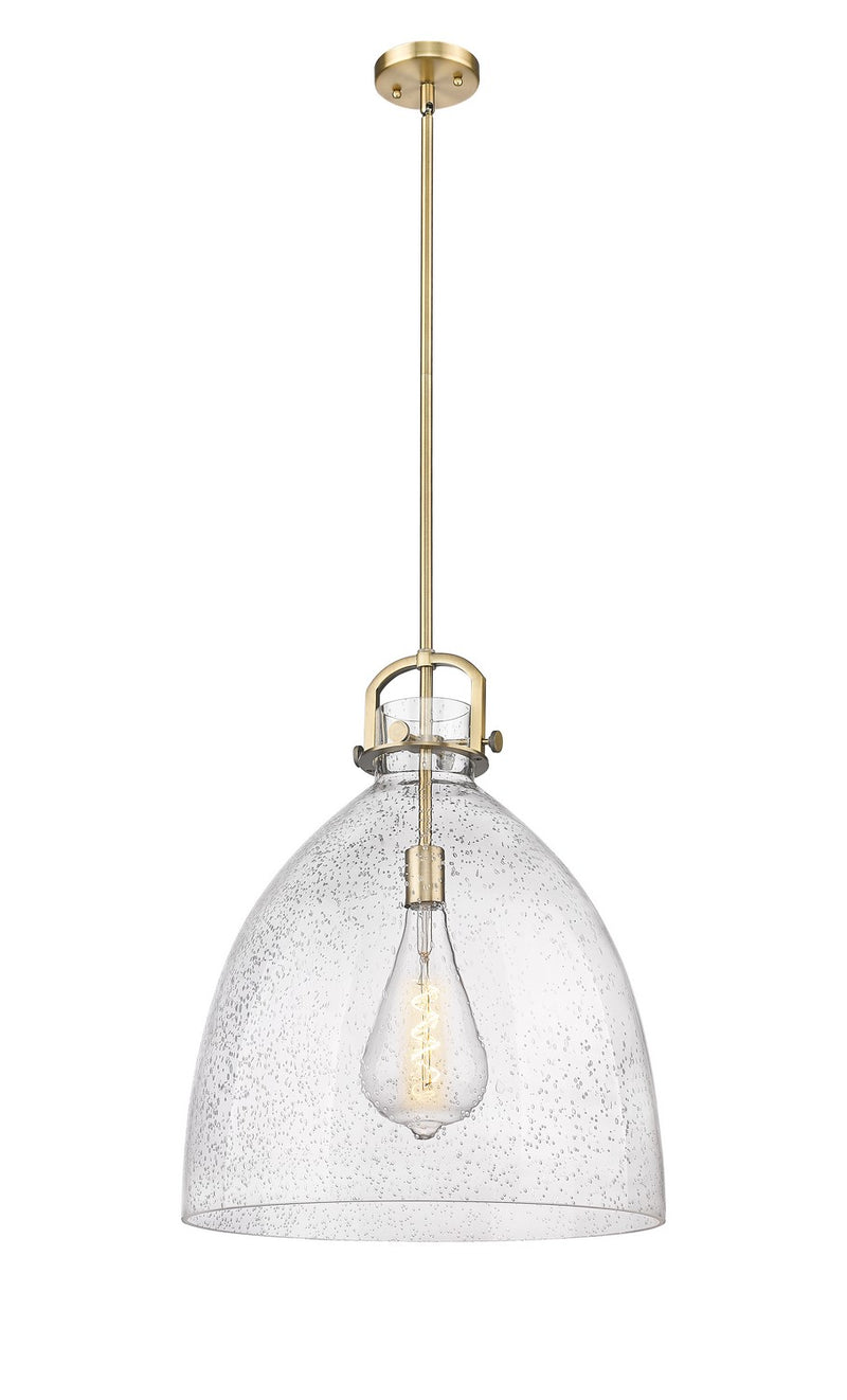 Innovations 410-1SL-BB-G412-18SDY One Light Pendant, Brushed Brass