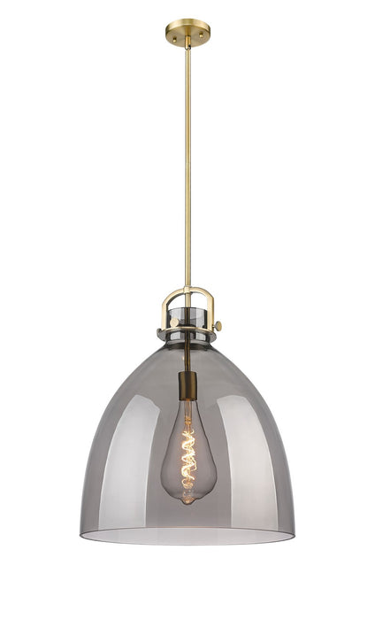 Innovations 410-1SL-BB-G412-18SM One Light Pendant, Brushed Brass