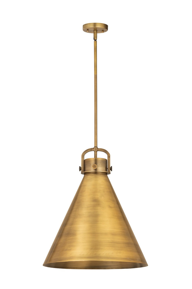 Innovations 410-1SL-BB-M411-18BB One Light Pendant, Brushed Brass