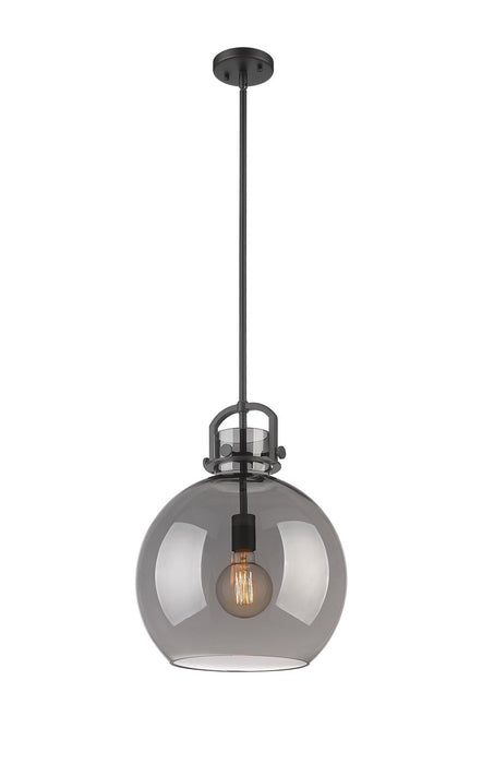 Innovations 410-1SL-BK-G410-14SM One Light Pendant, Matte Black