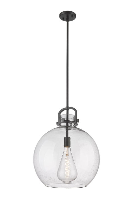 Innovations 410-1SL-BK-G410-16SDY One Light Pendant, Matte Black