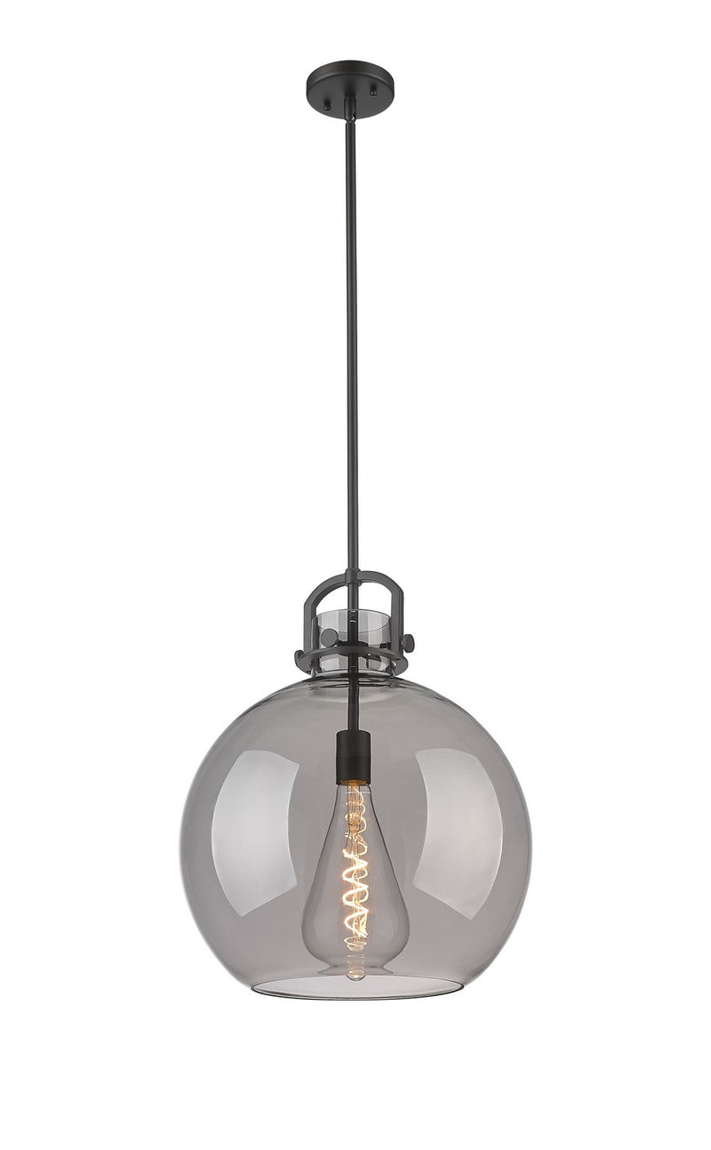 Innovations 410-1SL-BK-G410-16SM One Light Pendant, Matte Black