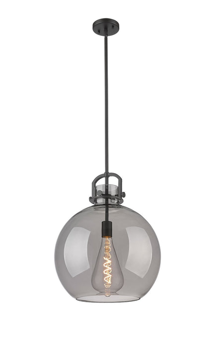 Innovations 410-1SL-BK-G410-16SM One Light Pendant, Matte Black