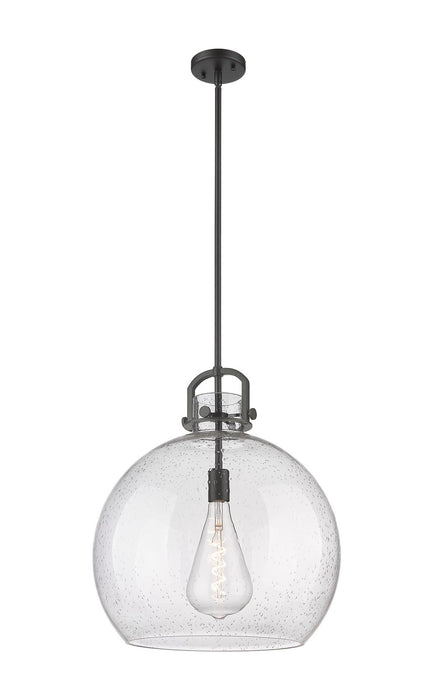 Innovations 410-1SL-BK-G410-18SDY One Light Pendant, Matte Black