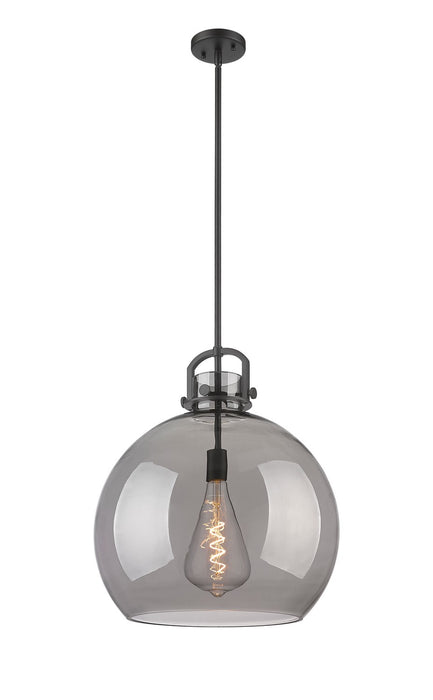 Innovations 410-1SL-BK-G410-18SM One Light Pendant, Matte Black