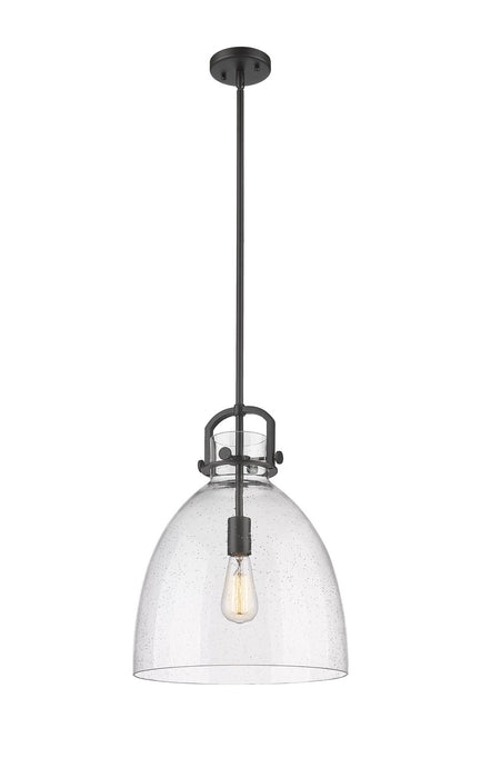 Innovations 410-1SL-BK-G412-14SDY One Light Pendant, Matte Black