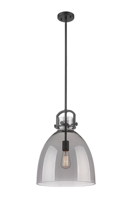 Innovations 410-1SL-BK-G412-14SM One Light Pendant, Matte Black