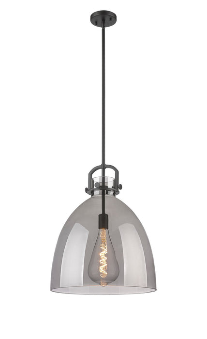 Innovations 410-1SL-BK-G412-16SM One Light Pendant, Matte Black