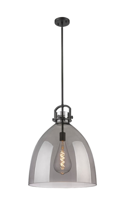 Innovations 410-1SL-BK-G412-18SM One Light Pendant, Matte Black