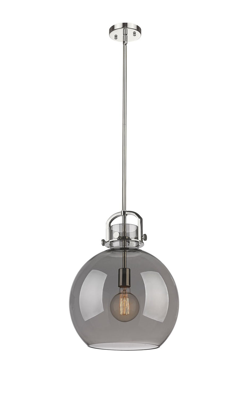 Innovations 410-1SL-PN-G410-14SM One Light Pendant, Polished Nickel