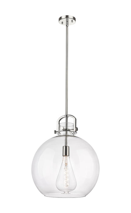 Innovations 410-1SL-PN-G410-16CL One Light Pendant, Polished Nickel