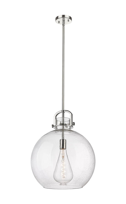 Innovations 410-1SL-PN-G410-16SDY One Light Pendant, Polished Nickel