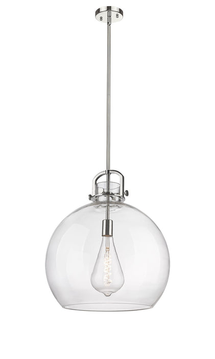 Innovations 410-1SL-PN-G410-18CL One Light Pendant, Polished Nickel