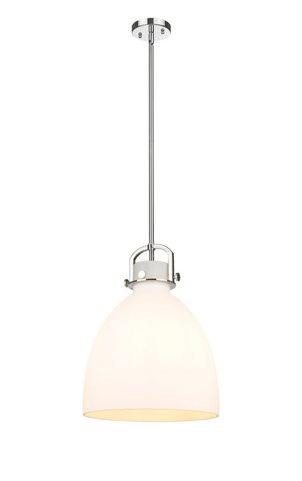 Innovations 410-1SL-PN-G412-14WH One Light Pendant, Polished Nickel