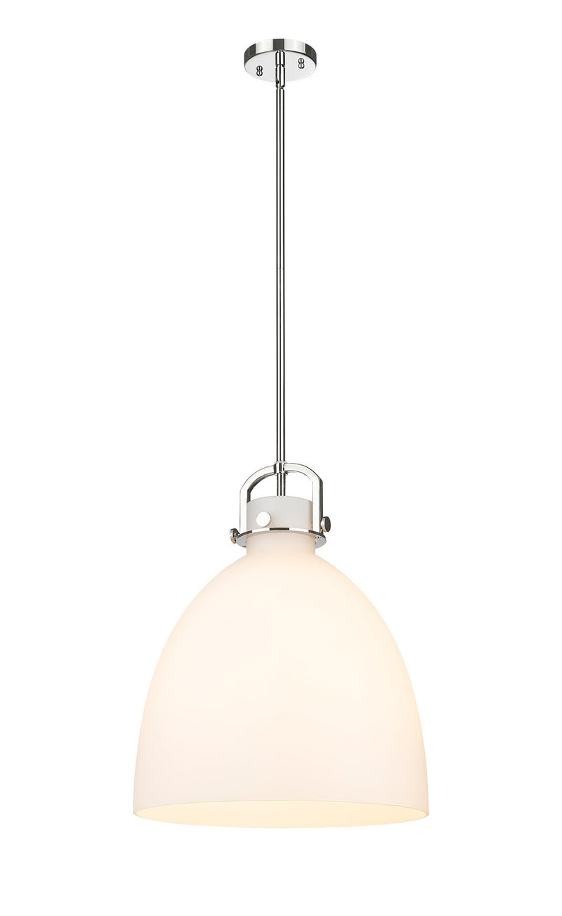 Innovations 410-1SL-PN-G412-16WH One Light Pendant, Polished Nickel