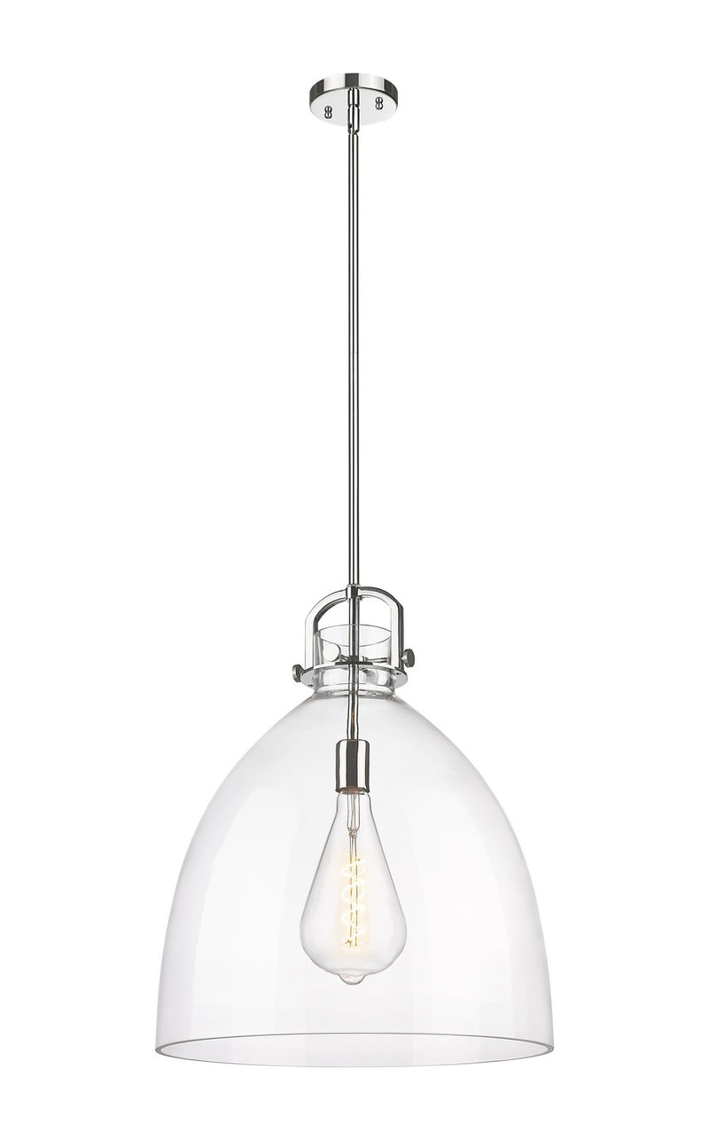 Innovations 410-1SL-PN-G412-18CL One Light Pendant, Polished Nickel