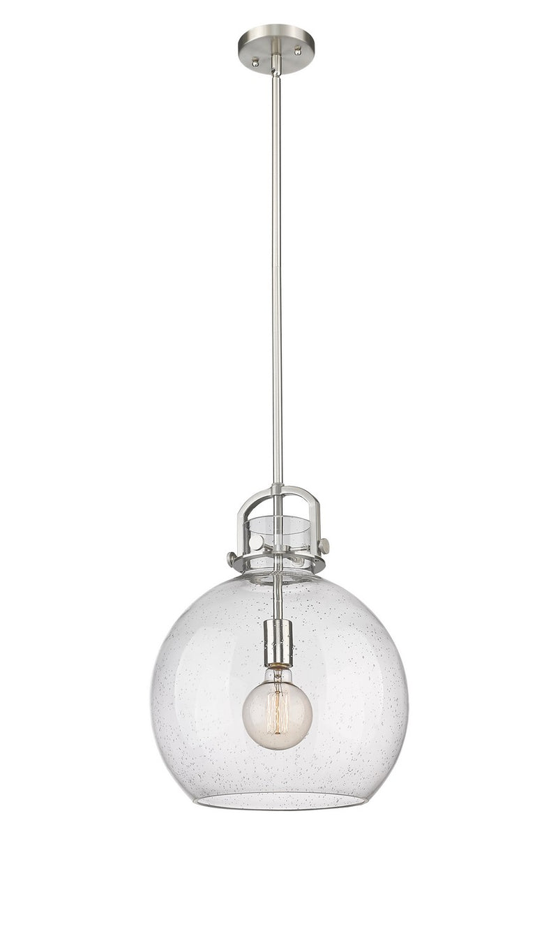 Innovations 410-1SL-SN-G410-14SDY One Light Pendant, Satin Nickel