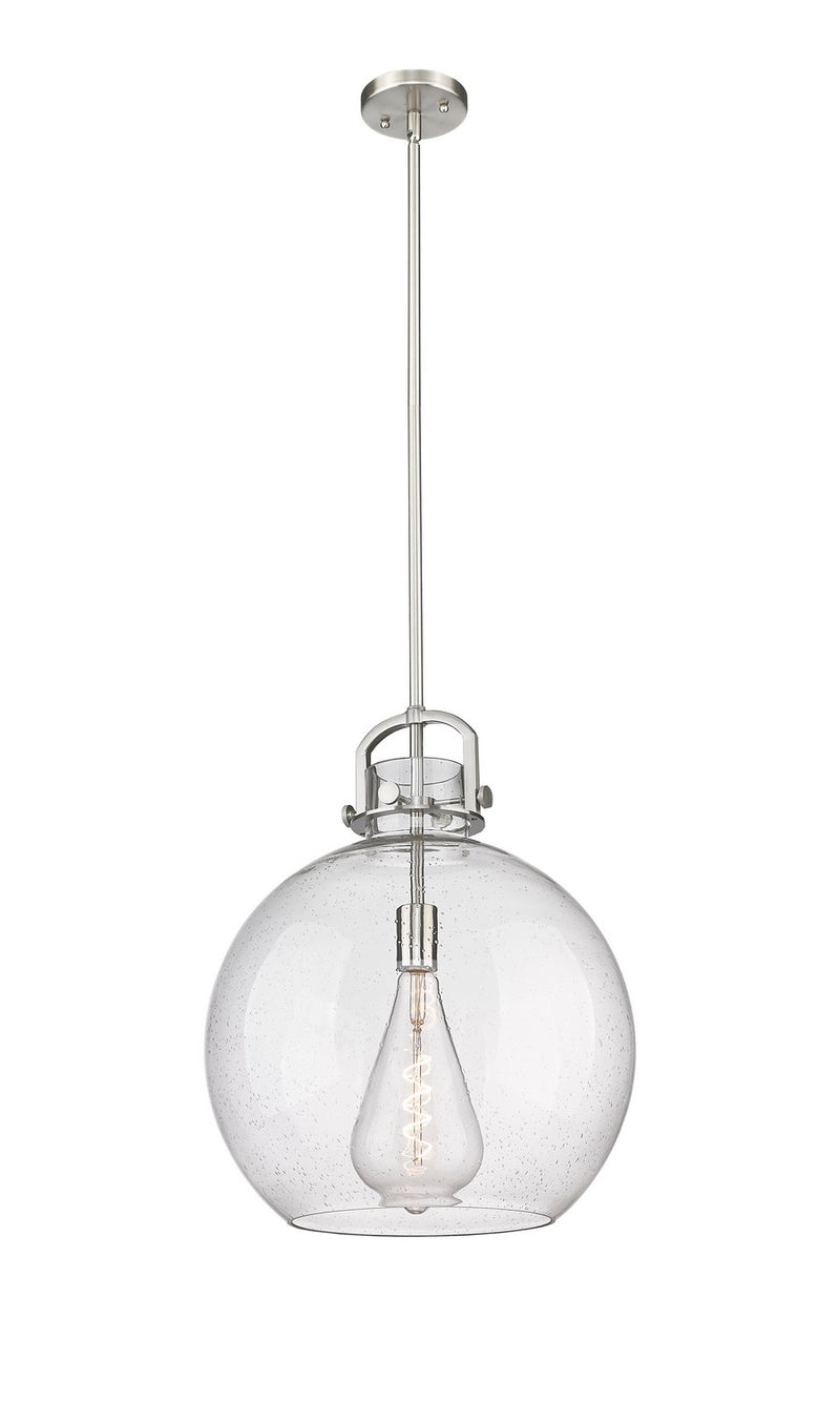 Innovations 410-1SL-SN-G410-16SDY One Light Pendant, Satin Nickel