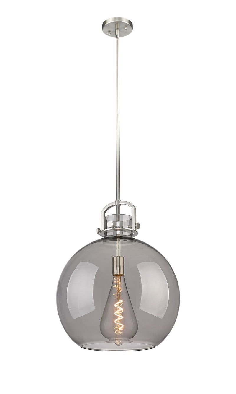 Innovations 410-1SL-SN-G410-16SM One Light Pendant, Satin Nickel