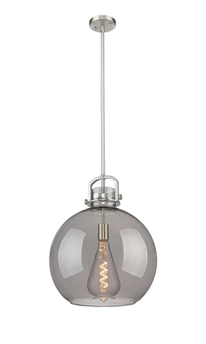 Innovations 410-1SL-SN-G410-16SM One Light Pendant, Satin Nickel