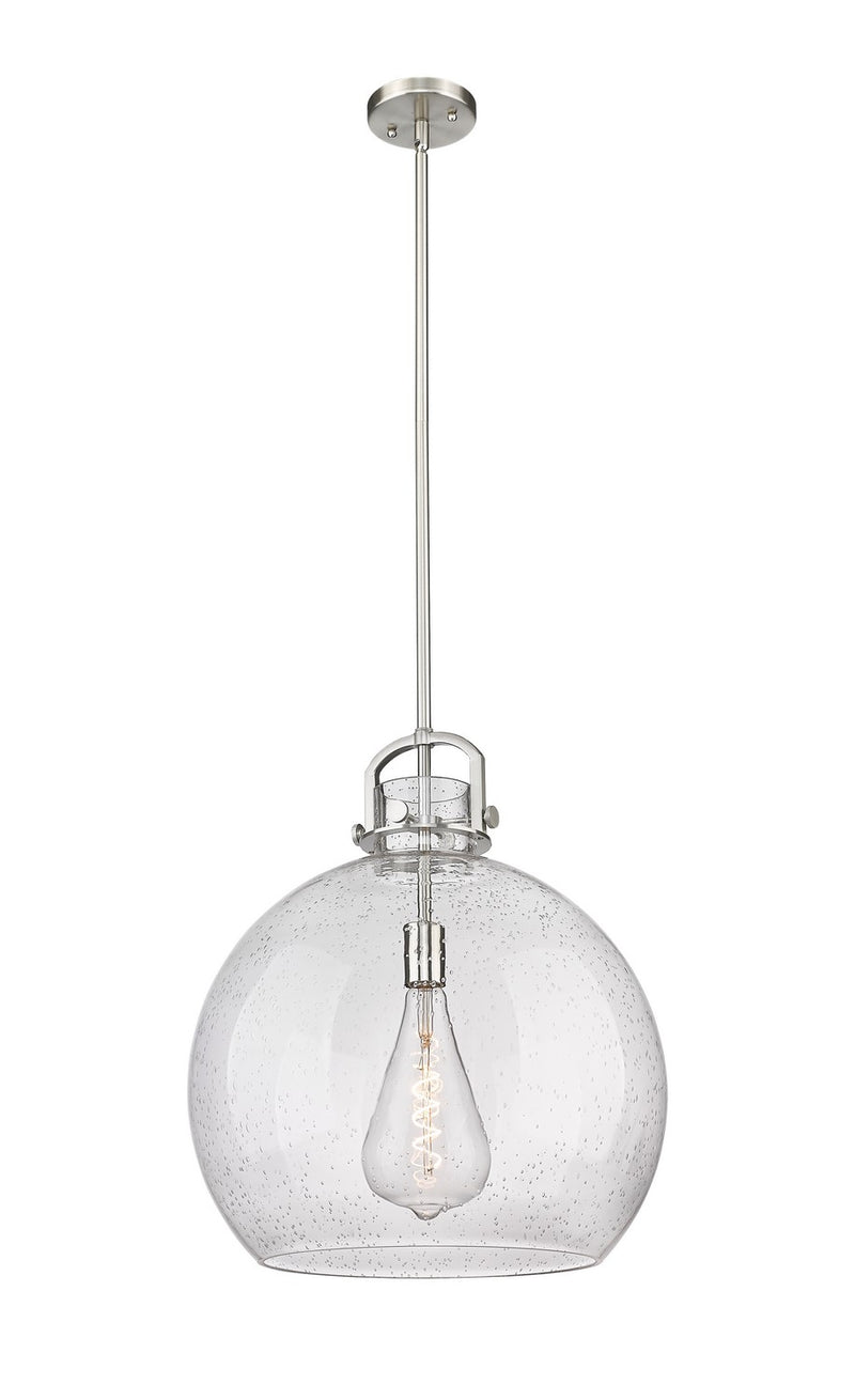 Innovations 410-1SL-SN-G410-18SDY One Light Pendant, Satin Nickel