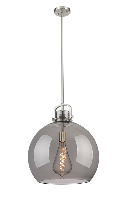 Innovations 410-1SL-SN-G410-18SM One Light Pendant, Satin Nickel