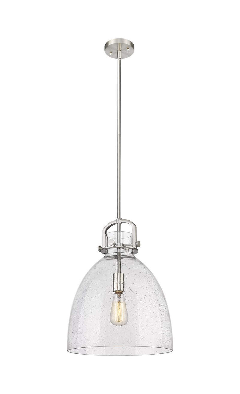 Innovations 410-1SL-SN-G412-14SDY One Light Pendant, Satin Nickel