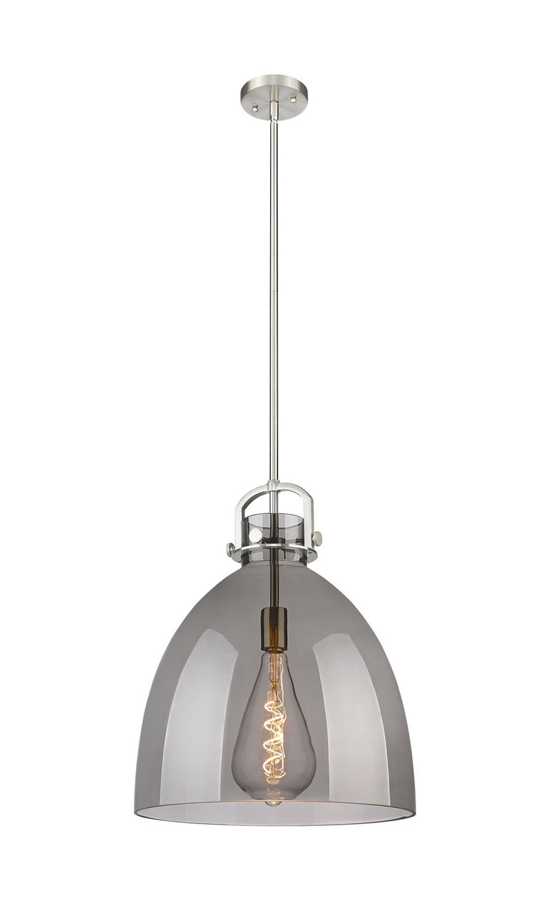 Innovations 410-1SL-SN-G412-16SM One Light Pendant, Satin Nickel