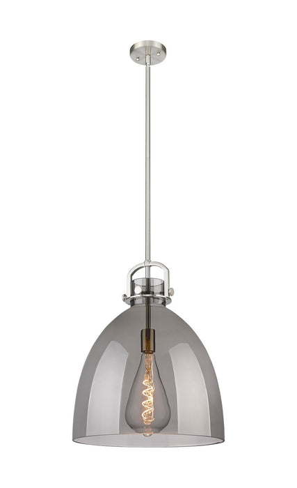 Innovations 410-1SL-SN-G412-16SM One Light Pendant, Satin Nickel