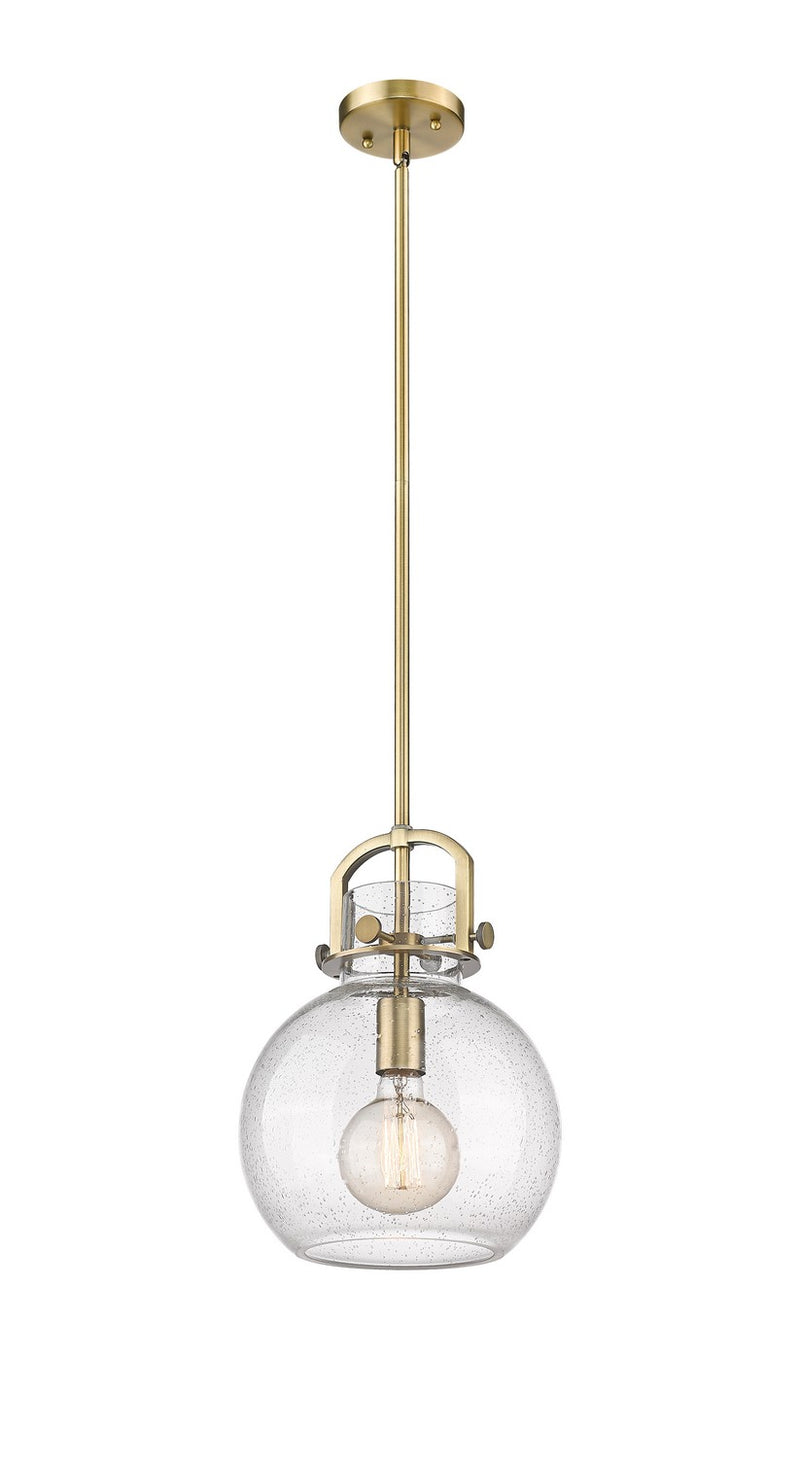 Innovations 410-1SM-BB-G410-10SDY One Light Mini Pendant, Brushed Brass