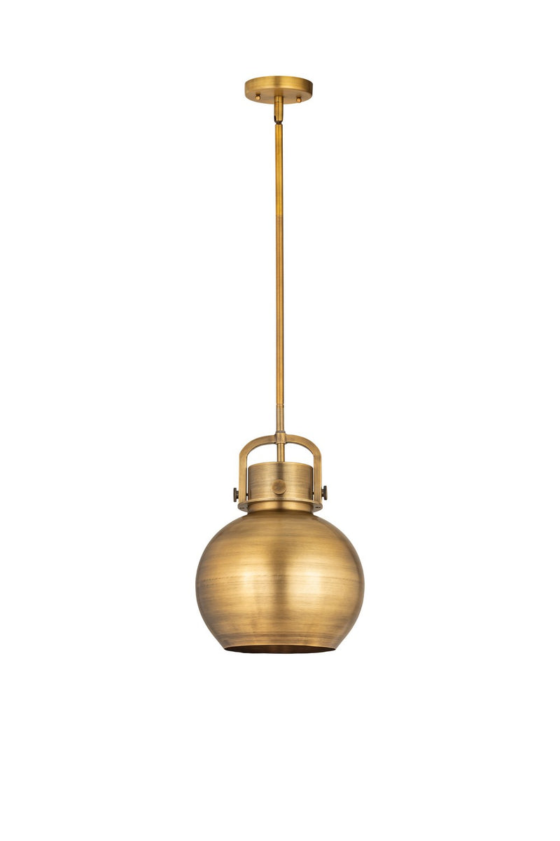 Innovations 410-1SM-BB-M410-10BB One Light Pendant, Brushed Brass