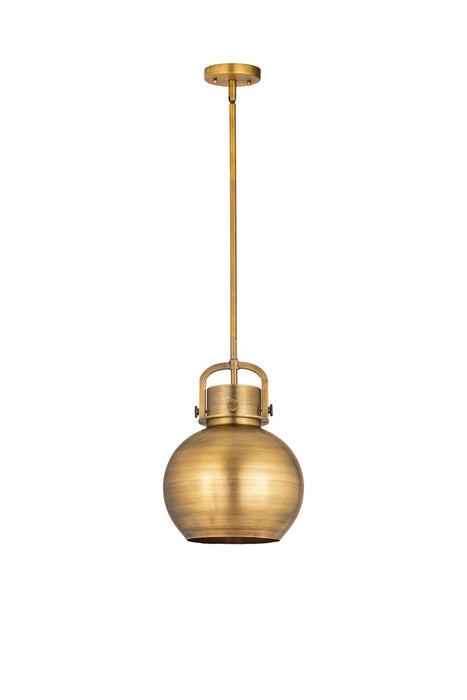 Innovations 410-1SM-BB-M410-10BB One Light Pendant, Brushed Brass