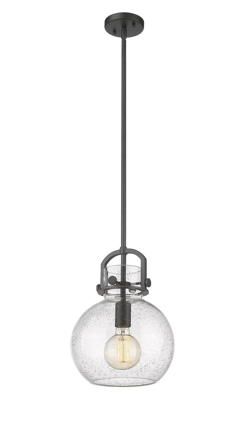 Innovations 410-1SM-BK-G410-10SDY One Light Pendant, Matte Black