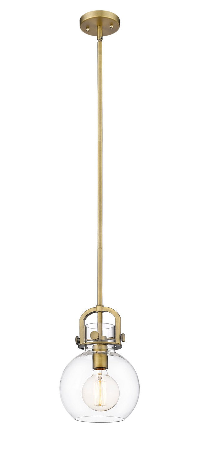 Innovations 410-1SS-BB-G410-8CL One Light Pendant, Brushed Brass