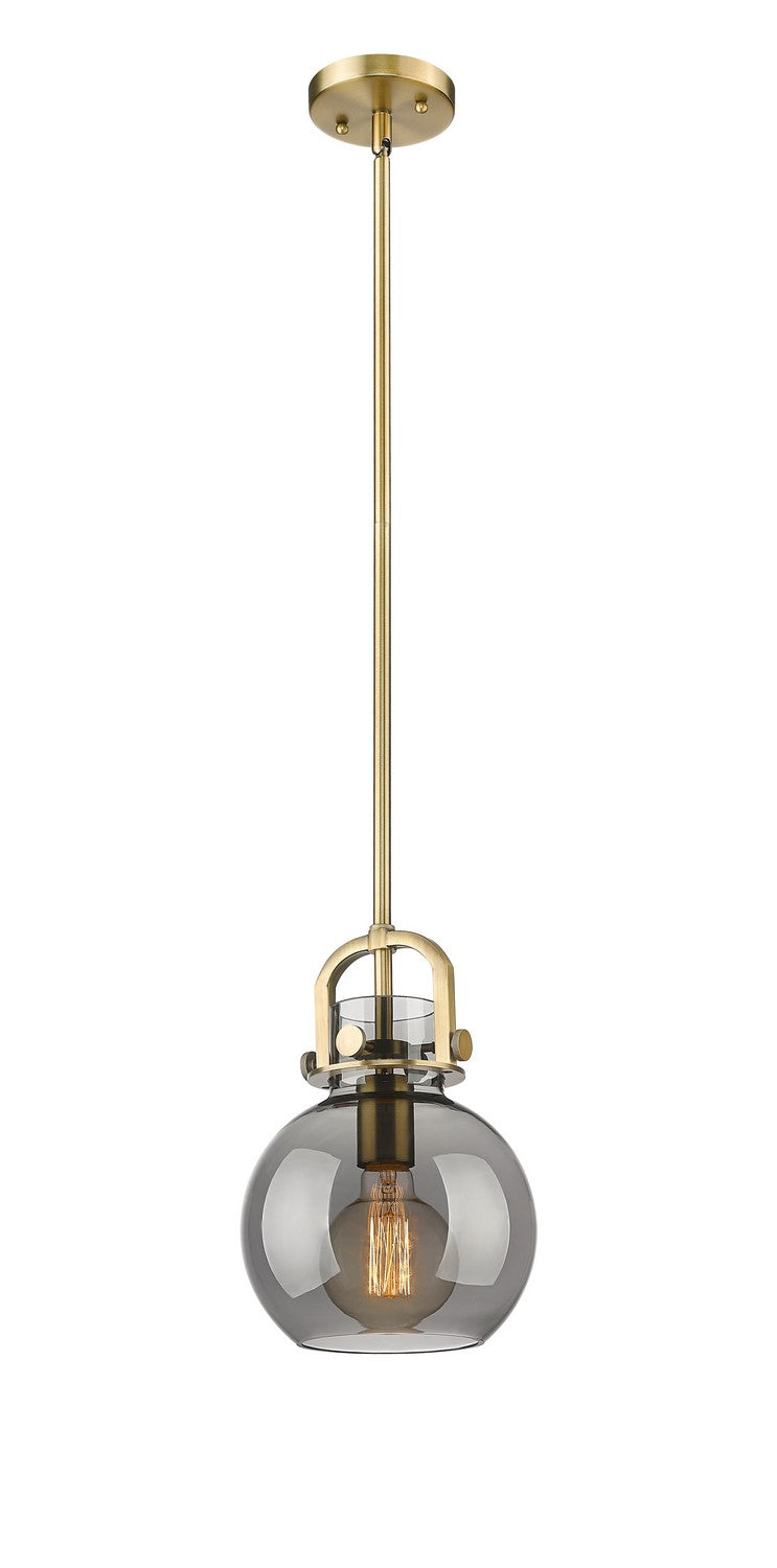Innovations 410-1SS-BB-G410-8SM One Light Pendant, Brushed Brass