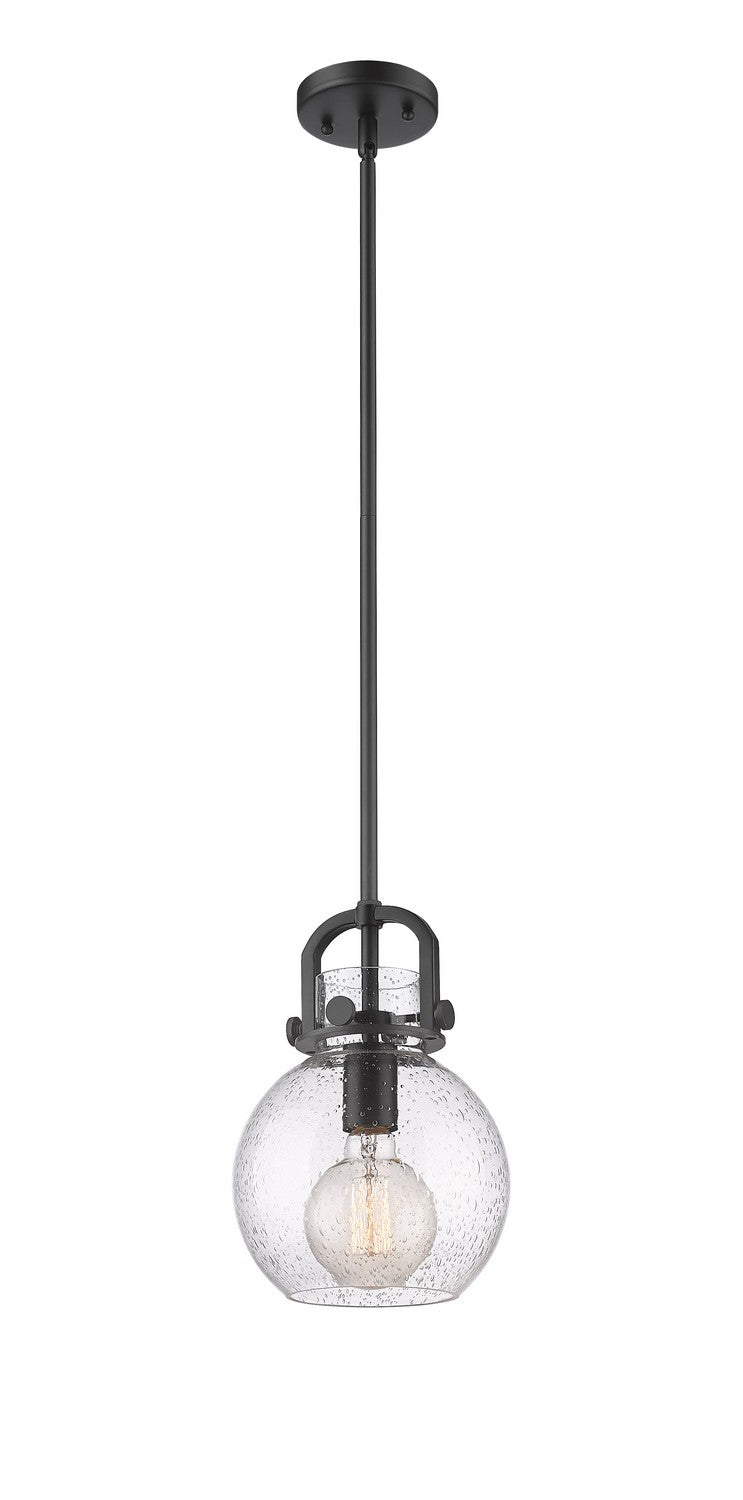 Innovations 410-1SS-BK-G410-8SDY One Light Pendant, Matte Black