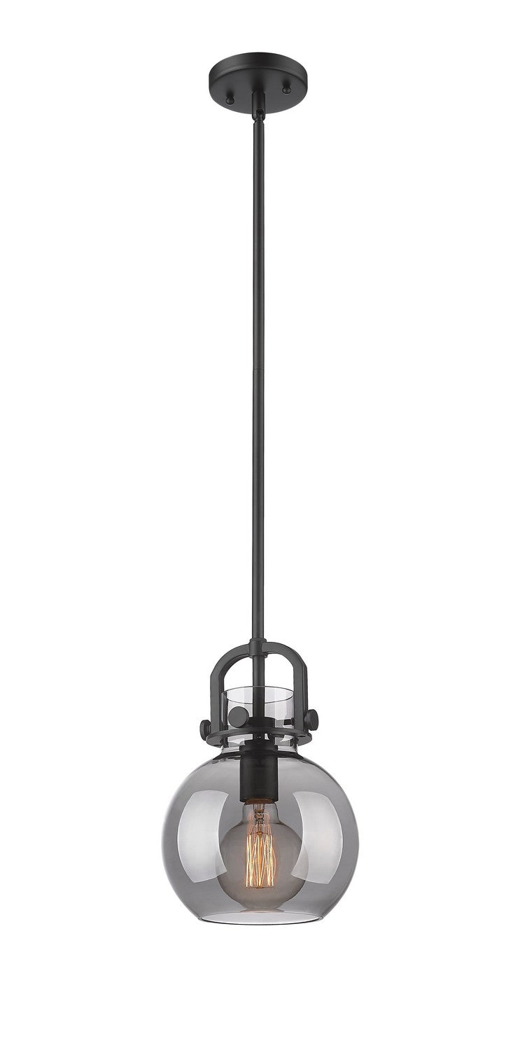 Innovations 410-1SS-BK-G410-8SM One Light Pendant, Matte Black