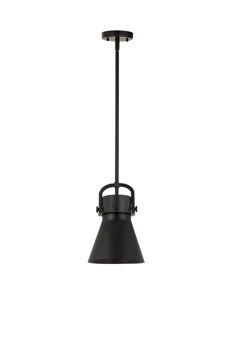 Innovations 410-1SS-BK-M411-8BK One Light Pendant, Matte Black