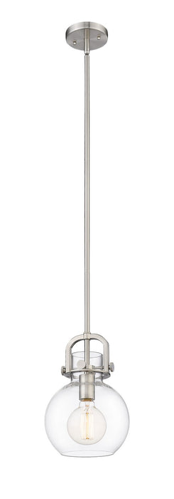 Innovations 410-1SS-SN-G410-8CL One Light Pendant, Satin Nickel