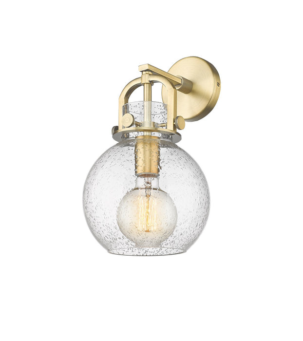 Innovations 410-1W-BB-G410-8SDY One Light Wall Sconce, Brushed Brass